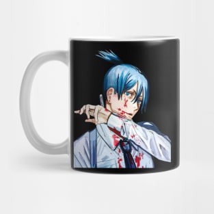 Aki With Blood Mug